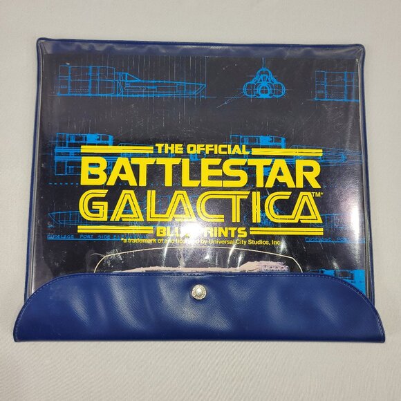 Battlestar Galactica Official Blueprints Vintage Space Ship Schematics Set - Picture 1 of 1